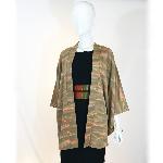 VESTE JAPONAISE HAORI SOIE BEIGE