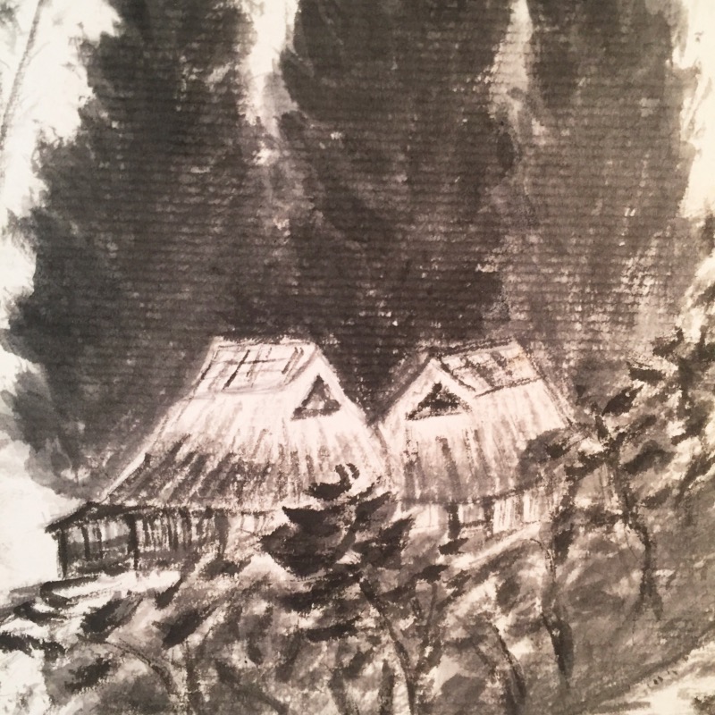 Peinture sumié d