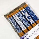 SET 5 BAGUETTES JAPONAIS BLEUES À RAMENS