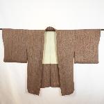 VESTE JAPONAISE HAORI SOIE BEIGE