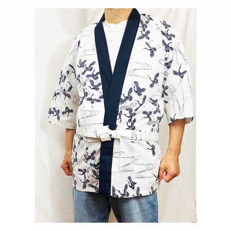 VESTE JAPONAISE HAPPI TSURU