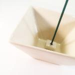 BRÛLE ENCENS CÉRAMIQUE JAPONAISE BLANCHE YUKARI