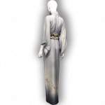 KIMONO JAPONAIS VINTAGE HOUMONGI BLEU