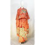 KIMONO JAPONAIS VINTAGE FURISODE SHIBORI