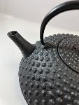 THÉIÈRE JAPONAISE EN FONTE WAZUQU HIRA-ARARE NOIRE 600ml