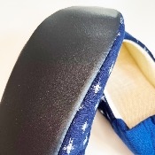 BABOUCHE JAPONAISE TISSU INDIGO DE KURUME 26/41