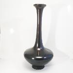 VASE EN BRONZE LONG COL