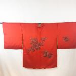 VESTE HAORI ROUGE FONCÉ